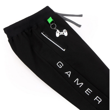 Spodnie dresowe młodzieżowe GANGS - GAMER